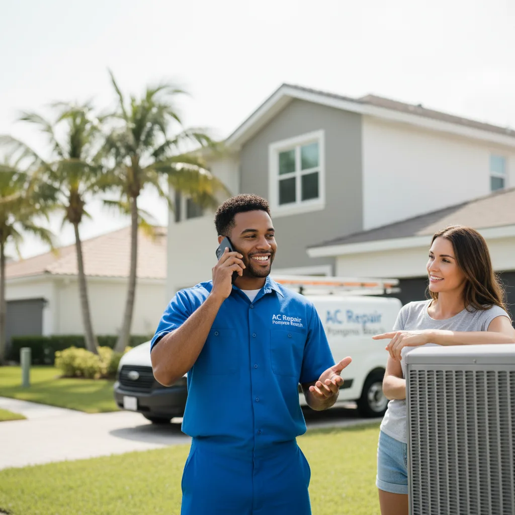 AC Repair Pompano Beach customer support in Carterville